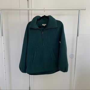 Madewell Polartec half zip fleece